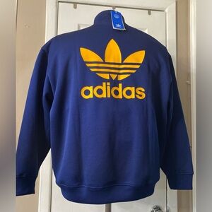 ADIDAS ORIGINALS ADICOLOR OVERSIZED 1/4 ZIP SWEATSHIRT- II0747